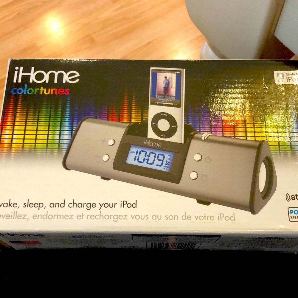 iHome colortunes, wake sleep-charge iPod